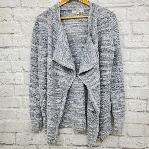 LOFT Sweaters - ANN TAYLOR LOFT Open Front Alpaca Cardigan Sz S